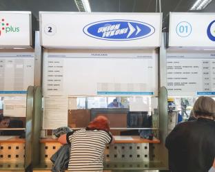 Ticket office at Sofia Bus station